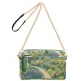thumbnail image 2 of FORMRS Women Crossbody Purse with Chain Strap Vegan Leather Shoulder Handbag, Art Garden Scene, 2 of 7