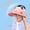 Pink, variant on SGFCWSX Boys Sun Visor Hat USB Rechargeable Fan Wide Brim UV Protection Cute Adjustable Summer Outdoor Beach Hat for Kids Light Blue Free Size