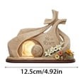 thumbnail image 3 of YingYouFu Empty Tomb Easter Scene and Cross Decoration He Is Risen Tabletop Decor Religious Wooden Signs Jesus Cross Table Centerpieces for Religious Home Mantels Tabletop Christian Gifts, 3 of 8