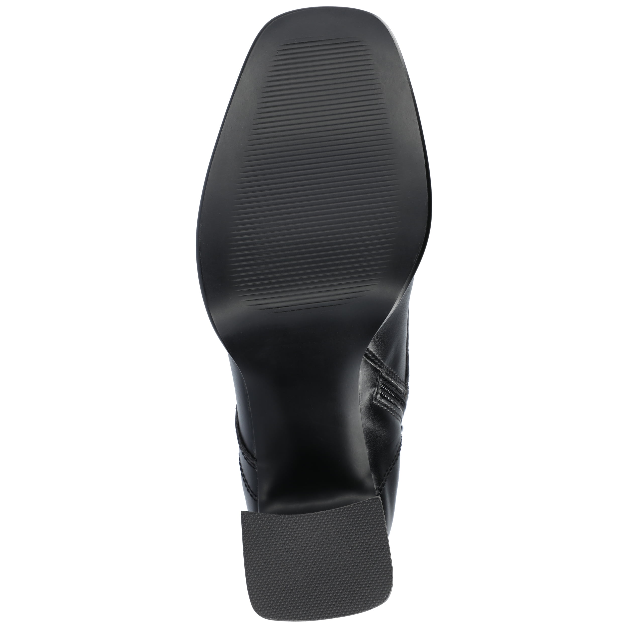 Journee Womens Kalindi Lace Up and Zip Entry Square Toe Booties, Widths Available