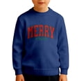 thumbnail image 1 of TBWNWG Robe de Noël pour Fille, Chandail à Manches Longues Col Rond Imprimé pour Garçons, chandail Thermique Doublé Doux pour Enfants, Tenue Décontractée d'Hiver, Tailles 7-8 Ans, 1 of 5