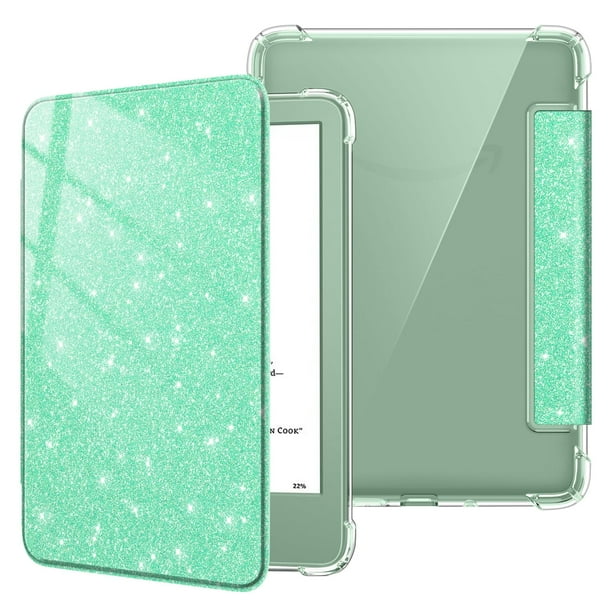 Funda FINTIE Slim de TPU para Kindle 6 11.ª generación, color verde brillante
