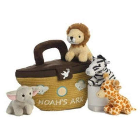 ebba - Small Multicolor Baby Talk - 9" Noah's Ark - Engaging Baby Stuffed Animal