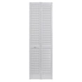 thumbnail image 1 of Spectrum SEALL36 36 x 80 in. Seabrooke PVC 2 Panel Square Hollow Core Full Louver Bifold Door, White, 1 of 5
