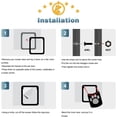thumbnail image 4 of Dog Cat Flap Easy to Install Locking Cat Flaps Pet Door (29cm x 24cm), 4 of 6