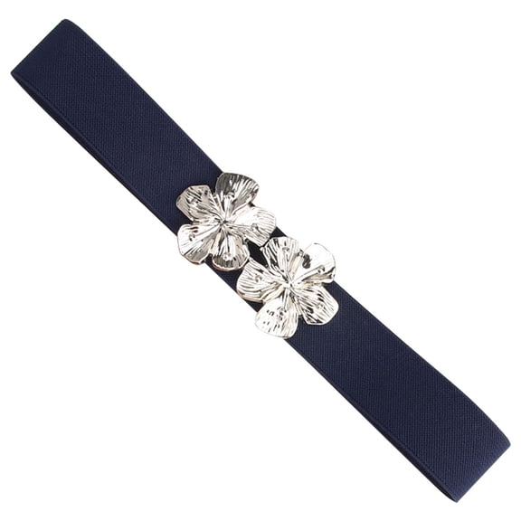 HONMEET 1Set Elastic Belt for Dress Multi Color Weaving Cloth Flat Long Shape Design for Women Wedding Party