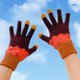 thumbnail image 1 of Guantes de invierno para mujeres niñas estudiantes guantes de punto guantes de pantalla táctil cálidos dedos completos guantes de punto para mujer invierno cálido cepillado, 1 of 5