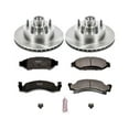 thumbnail image 3 of Power Stop Front Stock Replacement Brake Pad and Rotor Kit KOE1766, 3 of 8