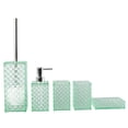 thumbnail image 1 of DOLITY 5 Pieces Bathroom Accessory Set Modern Gifts Easy to Clean Toothbrush Holder Morandi Green, 1 of 9
