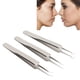 thumbnail image 5 of Pinzas Para Espinillas, Herramienta Ergonómica Para Remover Comedones, 3 Piezas De Acero Inoxidable Para Hombres Y Mujeres Para Viajes Para El Hogar ANGGREK ID1412, 5 of 8