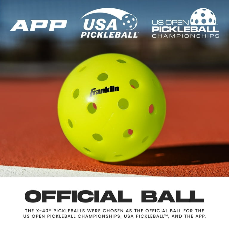 Franklin Sports X-40 Outdoor Pickleballs - USA Pickleball (USAPA