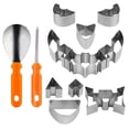 thumbnail image 1 of 1 Set Halloween Pumpkin Carving Tools Professional DIY Pumpkin Stencils Tools, 1 of 8