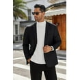 thumbnail image 4 of Oudiya Men's Mock Long Sleeve Turtleneck Lightweight Undershirt Thermal Sweater Tops, S-3XL, 4 of 6