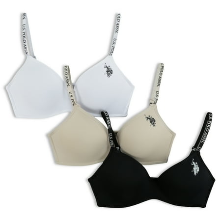

U.S. Polo Assn. Women s Microfiber Wirefree Bra Set 3-Pack