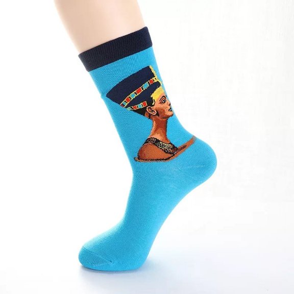 Cartoon Socks, Womens & Mens Fun Novelty Crew Character 360 Degree Artwork Designed Socks