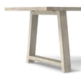 thumbnail image 5 of Simpli Home Whitley 72 inch Wide Solid Mango Farmhouse Dining Table in White Wash, 5 of 10