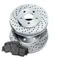thumbnail image 1 of PowerSport Front Brakes and Rotors Kit |Front Brake Pads| Brake Rotors and Pads| Ceramic Brake Pads and Rotors |fits 2006-2018 Toyota Yaris, 2012-2019 Toyota Prius C, 2013 Scion iQ, 1 of 7