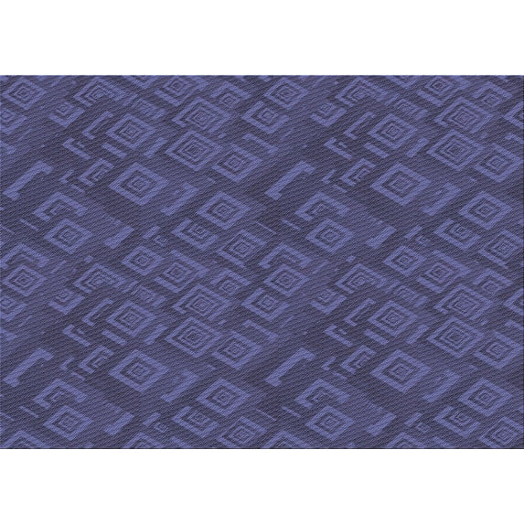 Ahgly Company Indoor Rectangle Patterned Slate Blue Area Rugs, 4' x 6'