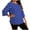 ☃430-Blue, variant on Women's Plus Size Tops Spring Summer Crew Neck Long Sleeve Dots Tshirts Shirts Casual 2026 Fashion Loose Fit Basic Clothes Outfits