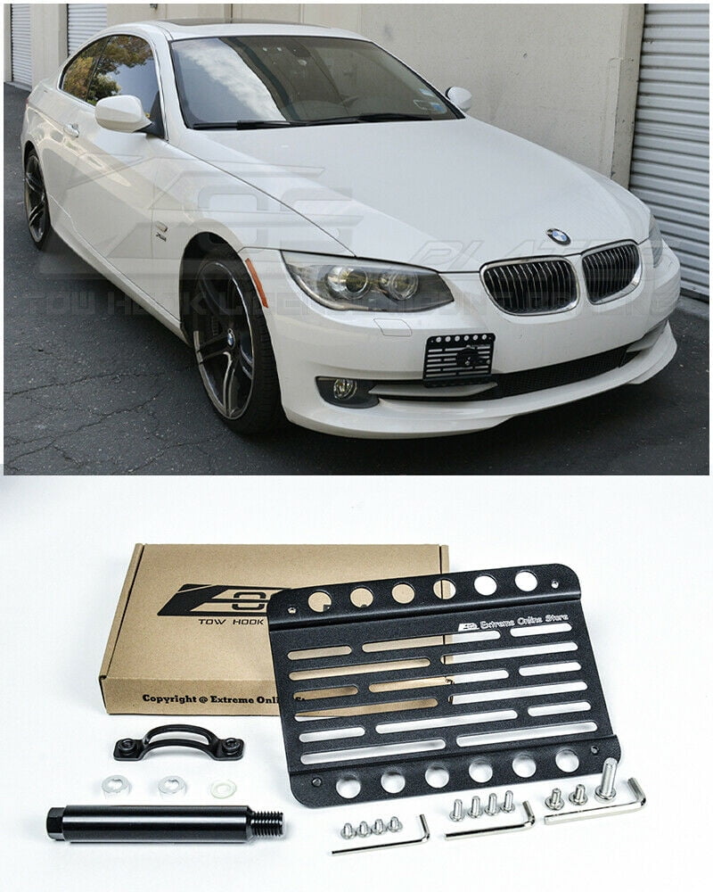 e92 front license plate bracket