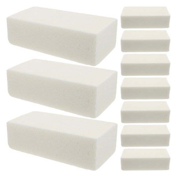 10 bloques de espuma floral húmeda para arreglos florales frescos Bloques de esponja floral para suministros de floristería, bodas y manualidades