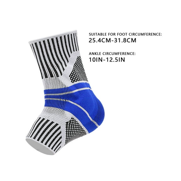 Beauty Clearance Under $15 Support Belt Silicone Pad Brace To Protect And Support The Joints Foot Bandages For Left And Right Ankles Plantar Fasciitis Pain Relief Multicolor S