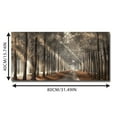 thumbnail image 2 of Forest Canvas Wall Art Living Room Wall Decor Large Nature Unframed Pictures Canvas Artwork Contemporary Wall Art Modern Landscape Foggy Sunshine for Kitchen Office Home Decoration, 2 of 9