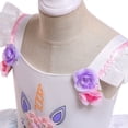 thumbnail image 6 of SYNPOS 2-8T Girls Tutu Princess Party Birthday Dresses Unicorn Costume Pageant Gown Flower Girls Bridesmaid Formal Puffy Tulle Dresses, 6 of 10