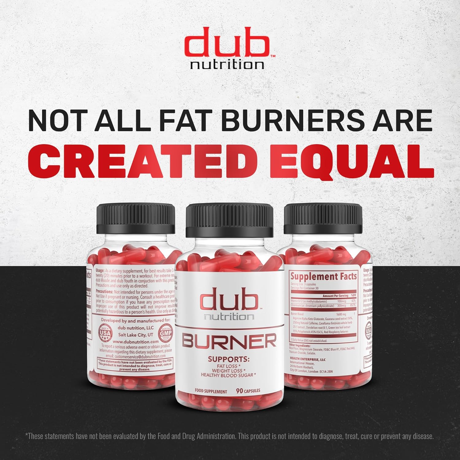 Fat Burner|Intense Weight Loss|Natural Energy and Metabolism Boost|90 Count
