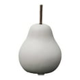 thumbnail image 3 of Ceramic Pear Figurine Decorative Fruit Sculpture for Home Table Porch Decoration , White 6.5cmx11cm, 3 of 9