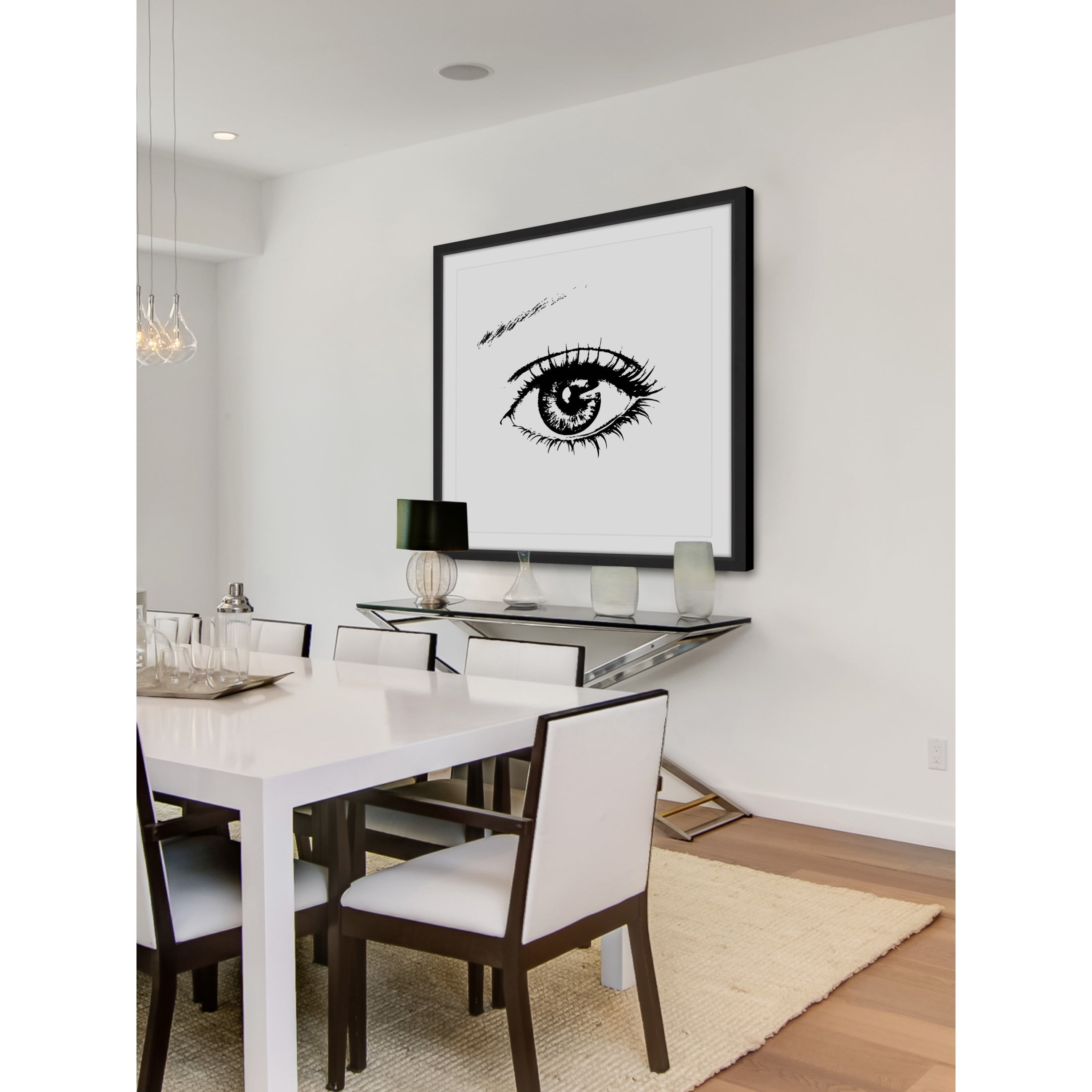 Marmont Hill "Eyeball" by Katarina Snygg Framed Painting Print