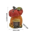 thumbnail image 2 of Welcome Pumpkin & WheatEar Garden House Ornament - Indoor/Outdoor Table Courtyard Decor, 2 of 4
