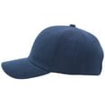 thumbnail image 5 of Navy Velcro closure unisex casual baseball cap, 5 of 7