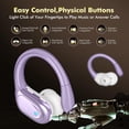thumbnail image 6 of Wireless Earbuds, Sports Bluetooth Headphones, 80Hrs Playtime Ear Buds with LED Power Display, Noise Canceling Headset, IPX7 Waterproof Earphones for Workout/Running, 6 of 7