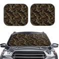 thumbnail image 2 of Vsdgher Sea Turtle With Ocean Print Car Windshield Sun Shade, Reflective Sunshade Window Sunshade Sun Visor Protector Fit for Cars,Trucks,SUVs-Small, 2 of 6