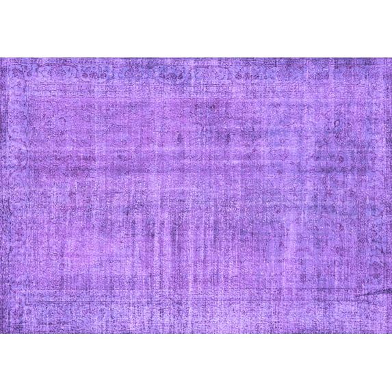 Ahgly Company Indoor Rectangle Persian Purple Traditional Area Rugs, 2' x 4'