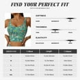 thumbnail image 5 of Uemuo Mushrooms and Flowers Pattern Women's Sports Bra - High Impact Support, Breathable, and Comfortable Athletic Bra for Running, Yoga, and Workouts, 5 of 9