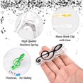 thumbnail image 3 of 10 Pack Clear Plastic Music Note Clips for Pages and Sheet Music (Mixed Color 1, 10 pcs), 3 of 5