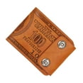 thumbnail image 5 of Monedero pequeño plegable para hombre, monedero de cuero, monedero vintage de moda, monedero pequeño., 5 of 5