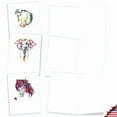 thumbnail image 3 of 20 Blank All Occasion Note Cards with Envelopes (4" x 5.12") - Blooming Animals All Occasion (10 Designs, 2 Each) AM3369OCB-B2x10, 3 of 6