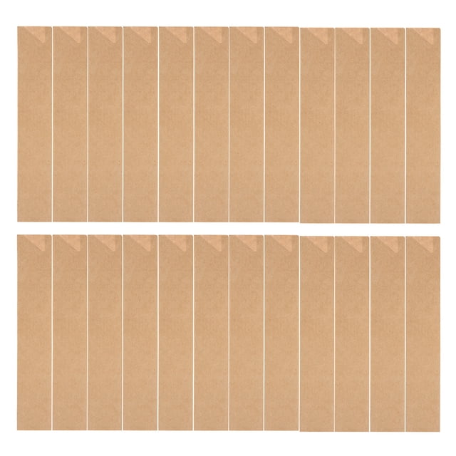 50Pack Cutlery Holder Bags Rectangular Simple Design Kraft Paper for Workplace Picnic Camping Restaurant