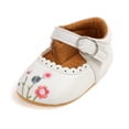thumbnail image 6 of Fozruso Baby Sneakers Embroidered Soft Sole First Walking Shoes For Non Flexible Sole Breathable Comfortable Design For Girls And Boys,Sizes 11(0-6 Months), 6 of 6