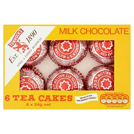 Tunnock's Milk Chocolate Teacakes (6 per pack - 144g)