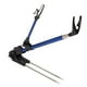 thumbnail image 3 of Uadme Soporte para caña de Pescar de 1,9 m, Soporte para caña de Pescar de Acero Inoxidable con Plataforma retráctil, Enchufe Desmontable Azul, Soporte para caña de Pescar, 3 of 5