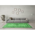 thumbnail image 3 of Ahgly Company Indoor Square Persian Emerald Green Traditional Area Rugs, 8' Square, 3 of 4