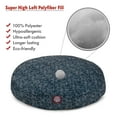 thumbnail image 2 of Majestic Pet | South West Round Pet Bed for Dogs, Removable Cover, Navy Blue, Medium, 2 of 5