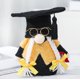 thumbnail image 1 of Muñeca de Graduación de Peluche Adorno sin Rostro Negro | Figura de tela conmemorativa | Decoración de gorra de graduación | Souvenir coleccionable de tela suave | Decoración de mesa para el hogar, 1 of 6