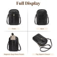 thumbnail image 6 of S-ZONE Small Crossbody Bags for Women Trendy RFID Blocking Cell Phone Purse Vegan Leather Shoulder Bag with Card Slots, 6 of 7