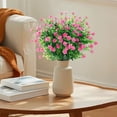 thumbnail image 4 of 6 Bundles Outdoor Artificial Fake Flowers UV Resistant No Fade Boxwood Faux Plastic Plants for Garden Patio Porch Window Box,Home Wedding Farmhouse Outdoor Decorations for Patio,2026, 4 of 6