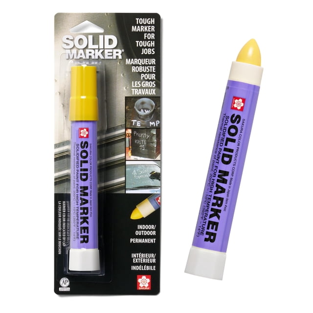 Marcador de pintura Sakura Solidified Paint Solid Marker amarillo